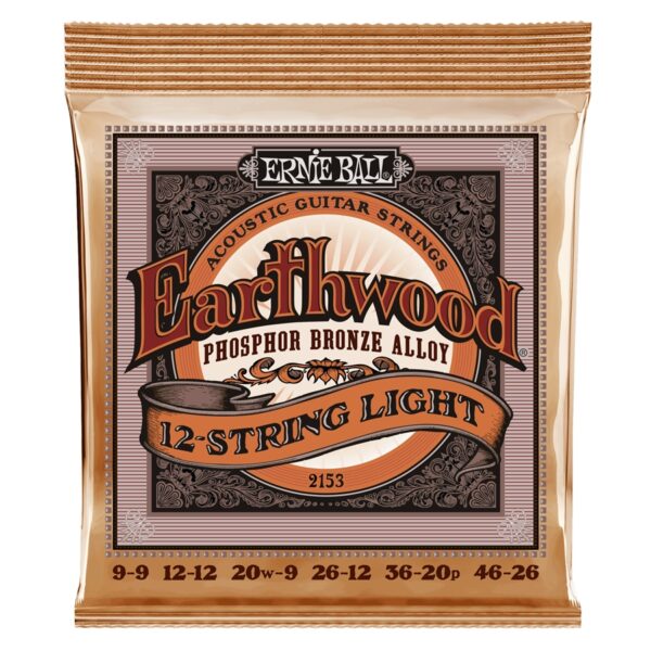 Ernie Ball 2153 Earthwood Phosphor Bronze Light 9-46