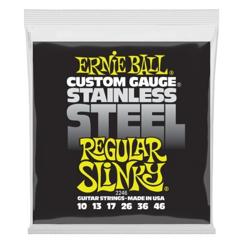 Ernie Ball 2246 Stainless Steel Regular Slinky 10-46