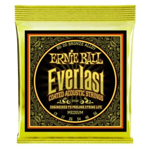 Ernie Ball 2554 Everlast Coated 80/20 Bronze Medium 13-56