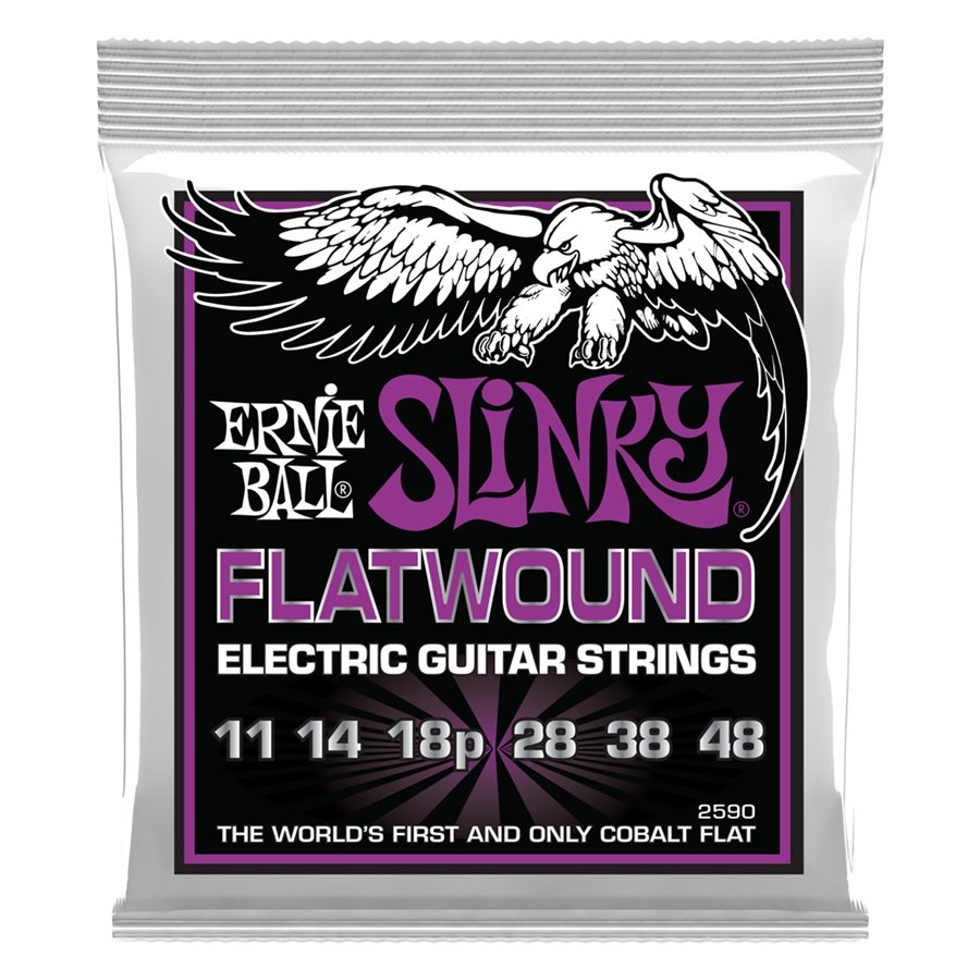 Ernie Ball 2590 Slinky Flatwound El Guit 11-48