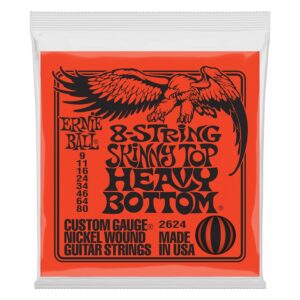 Ernie Ball 2624 Nickel Wound Skinny Top Heavy Bottom Slinky 9-80