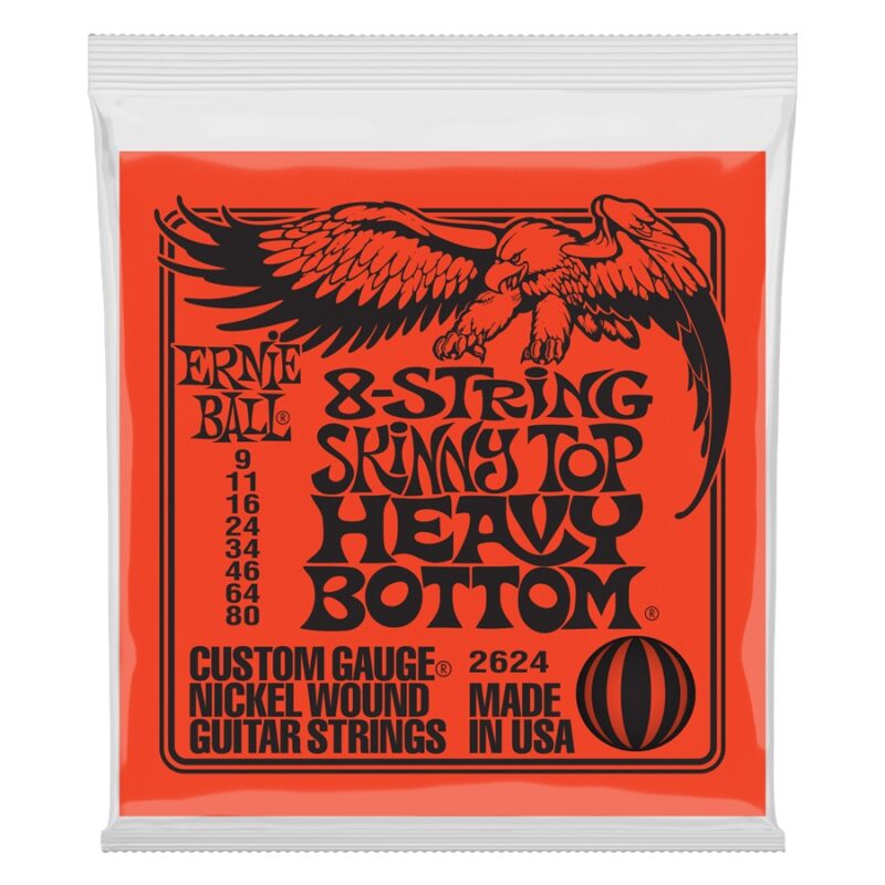 Ernie Ball 2624 Nickel Wound Skinny Top Heavy Bottom Slinky 9-80