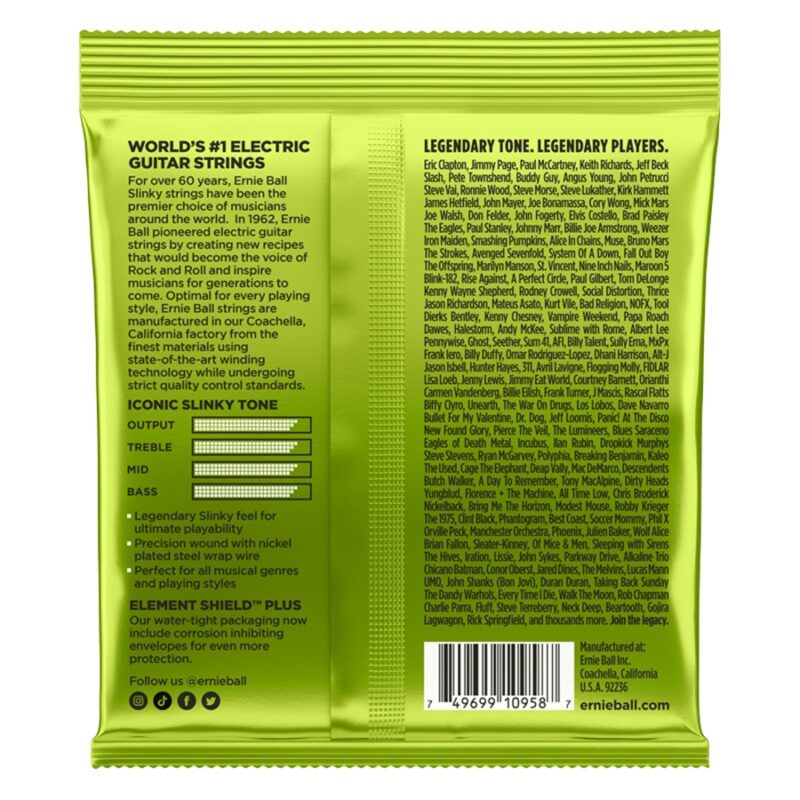 Ernie Ball 2629 Regular Slinky 8 str Elec Gtr St
