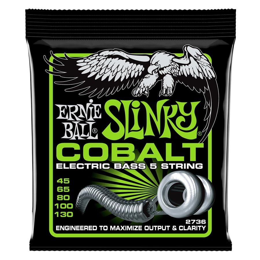 Ernie Ball 2736 Bass 5 Slinky Cobalt 45-130