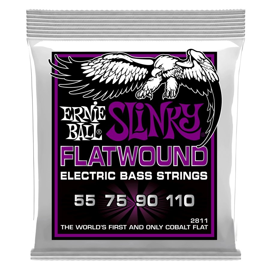 Ernie Ball 2811 Power Slinky Flatwound 55-110