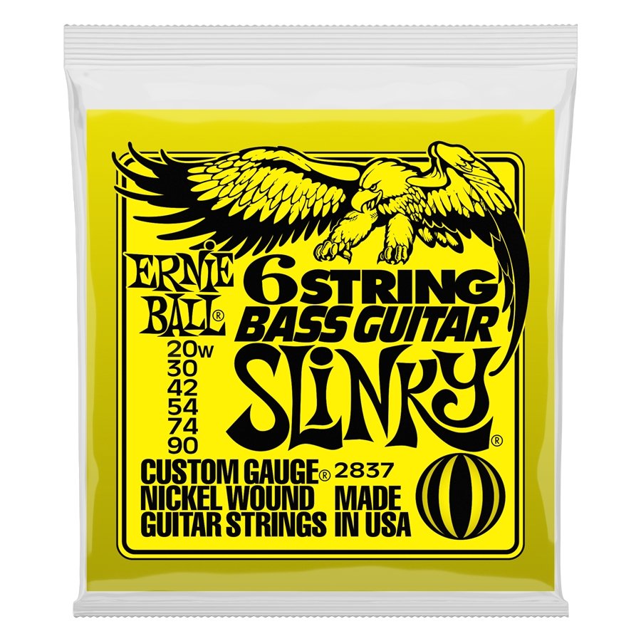 Ernie Ball 2837 Nickel Wound 6 corde Scala Corta 20-90