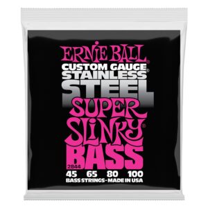 Ernie Ball 2844 Super Slinky Stainless Steel 45-100