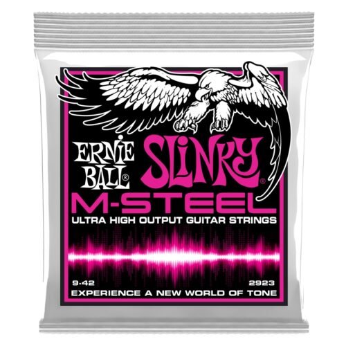 Ernie Ball 2923 M-Steel Super Slinky 9-42