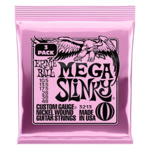 Ernie Ball 3213 Mega Slinky NcklWnd 3 Pk 10.5 4