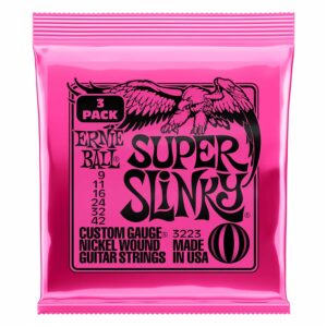 Ernie Ball 3223 Nickel Wound Super Slinky 9-42 - 3 Set