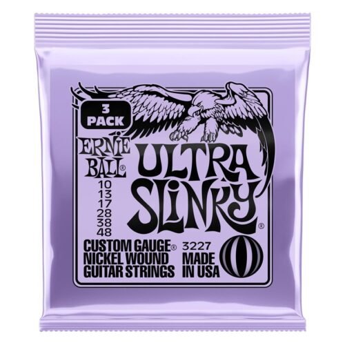 Ernie Ball 3227 Ultra Slinky Nckl Wnd 3 Pk 10 48