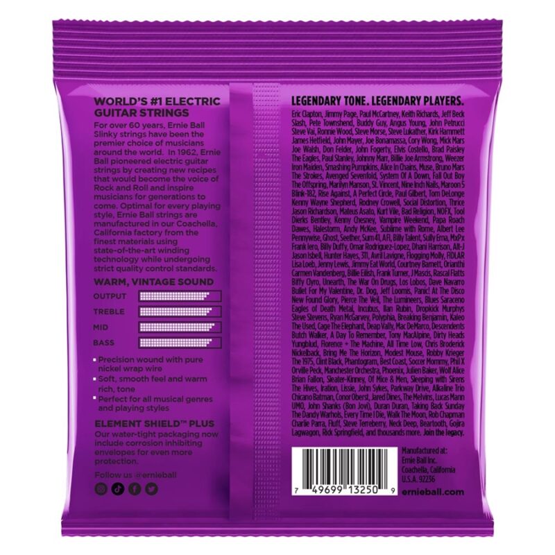 Ernie Ball 3250 Power Slinky Clas RnR Pk 11 48