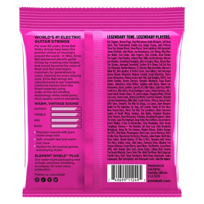 Ernie Ball 3253 Super Slinky Clas RnR  3 Pk 9 42