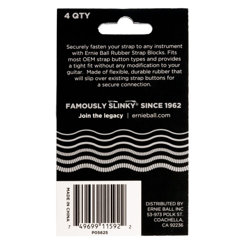 Ernie Ball 5625 Strap Blocks Grey