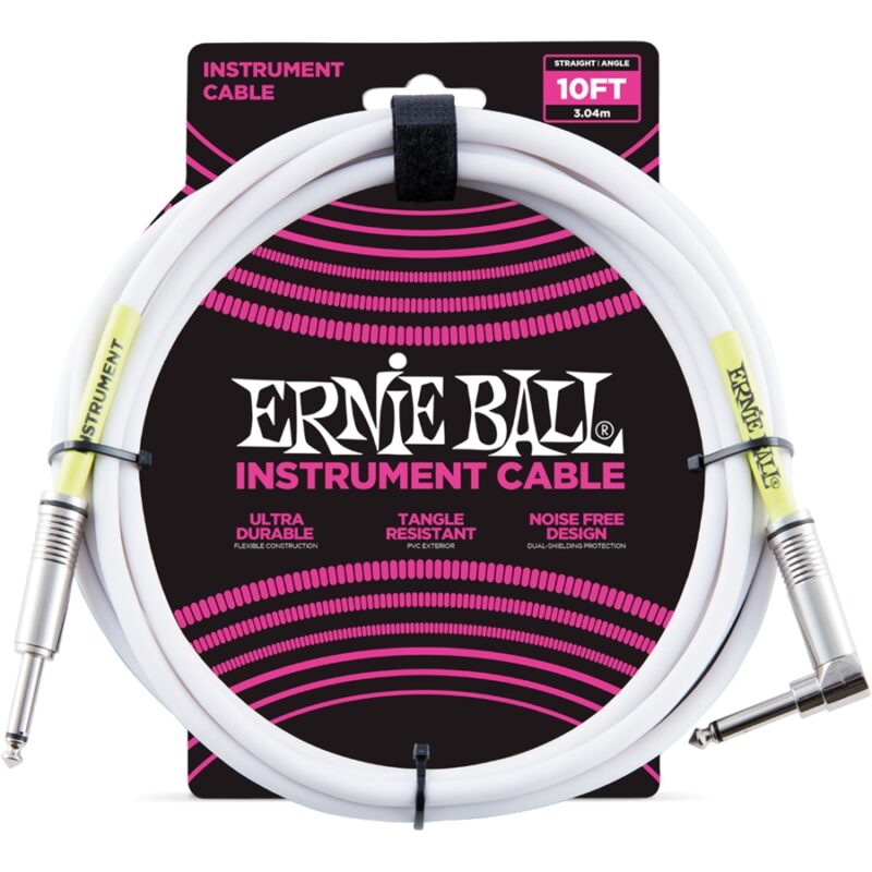 Ernie Ball 6049 Cavo PVC White 3 m
