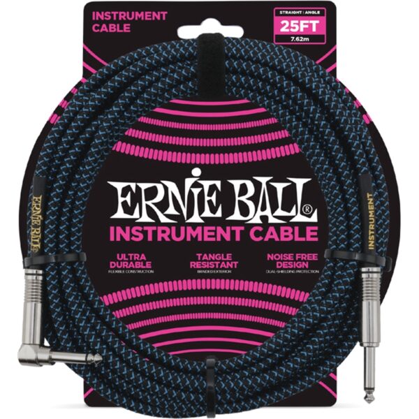 Ernie Ball 6060 Cavo Braided Black/Blue 7