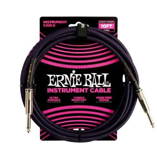 Ernie Ball 6393 Braided Straight Straight 3m