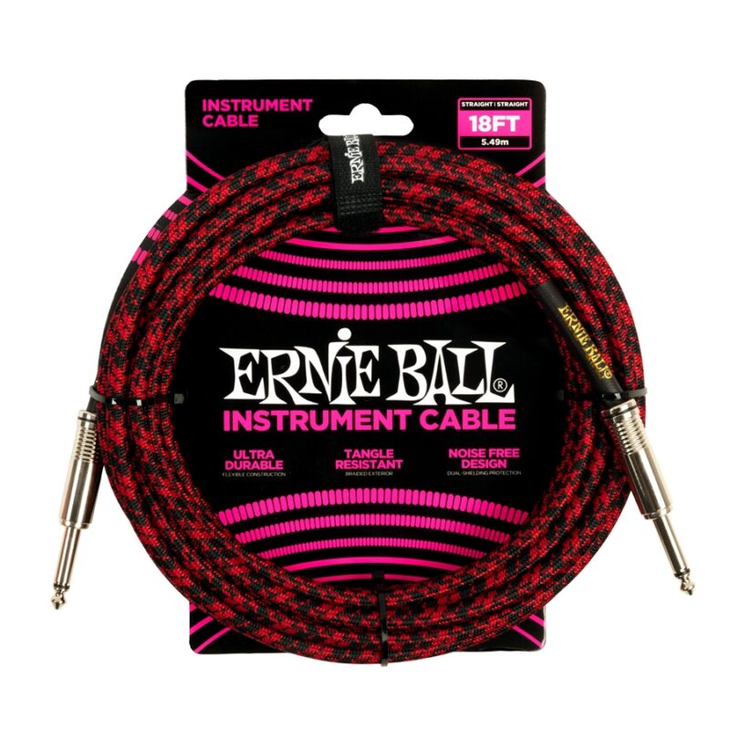 Ernie Ball 6396 Braided Straight Straight 5.5m