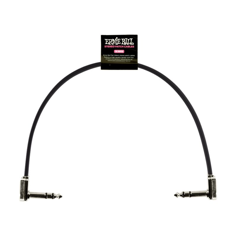 Ernie Ball 6409 Single Flat Ribbon Stereo Patch Cable 30