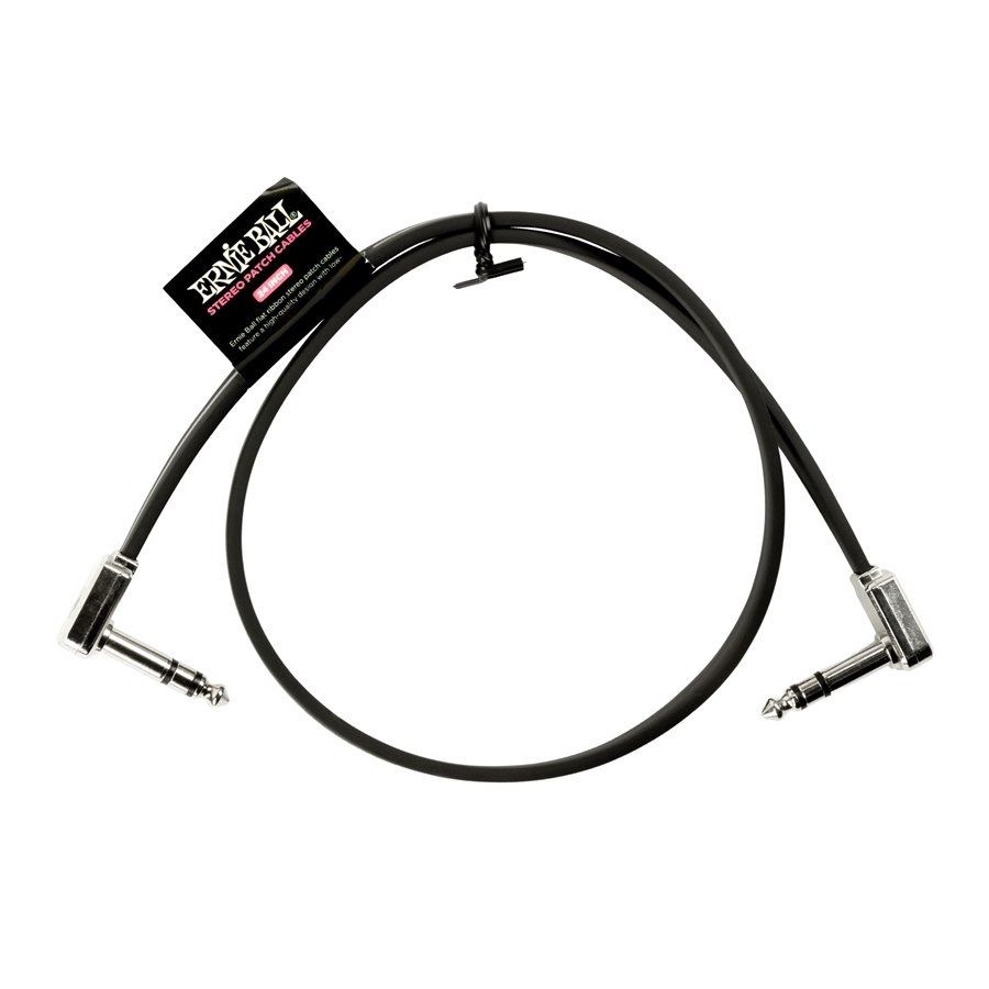 Ernie Ball 6410 Single Flat Ribbon Stereo Patch Cable 60