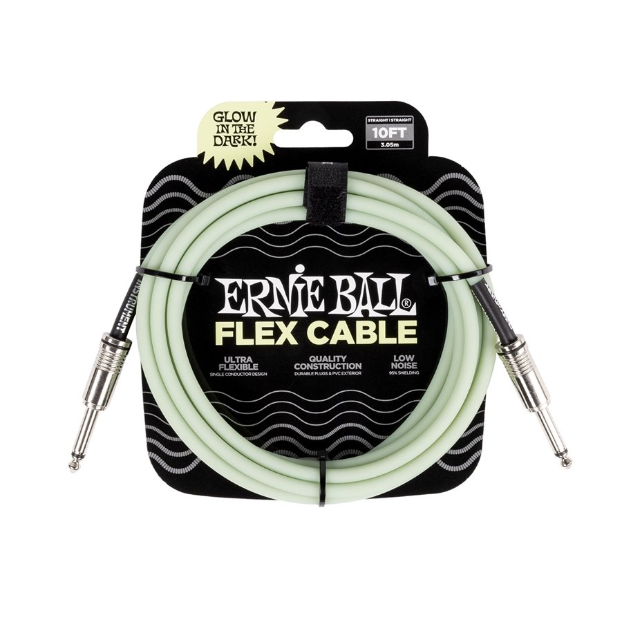 Ernie Ball 6436 Flex Cable Glow in the Dark 3m