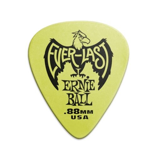 Ernie Ball Plettri Everlast Green 0.88mm Busta da 12