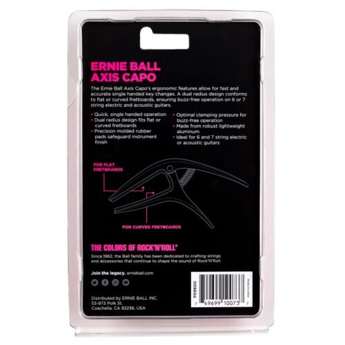 Ernie Ball 9600 Axis Capo Black