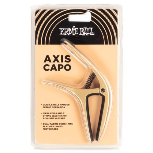 Ernie Ball 9606 Axis Capo Gold Satin 2021