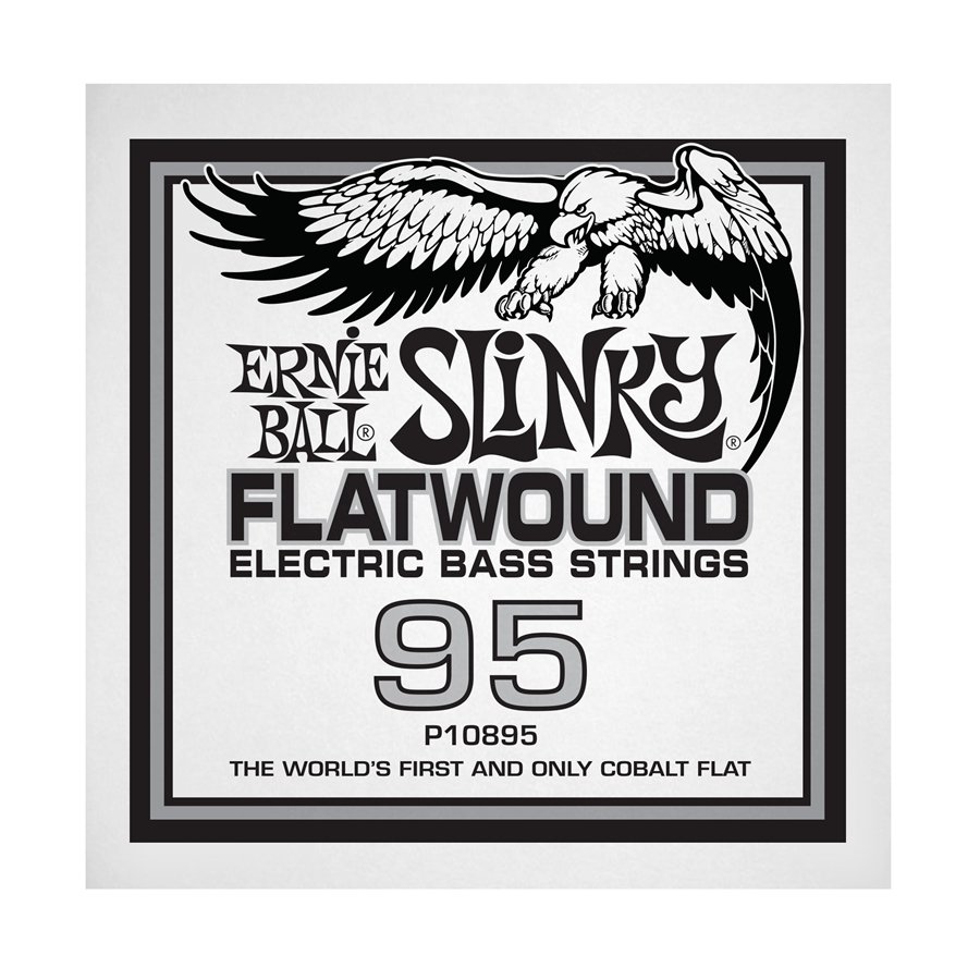 Ernie Ball 0895 Cobalt Flatwound Bass .095