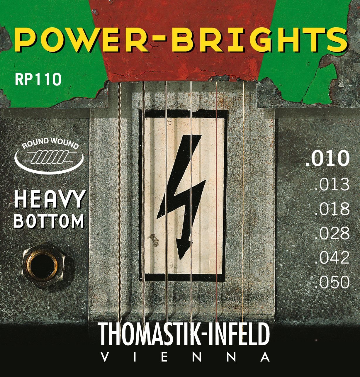 THOMASTIK RP110 ELECTRIC GUITAR POWER BRIGHTS STRING SET