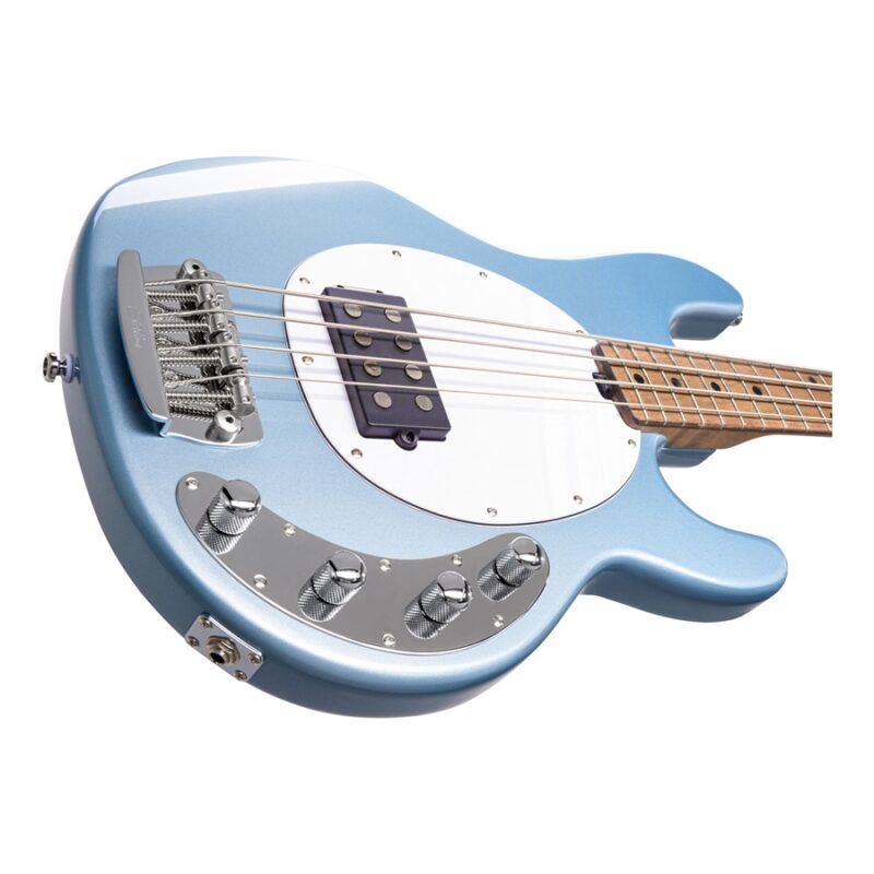 Sterling by Music Man StingRay RAY34 Firemist Silver