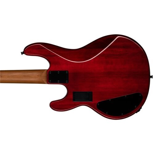 Sterling by Music Man RAY34HH Spalted Maple Blood Orange Burst