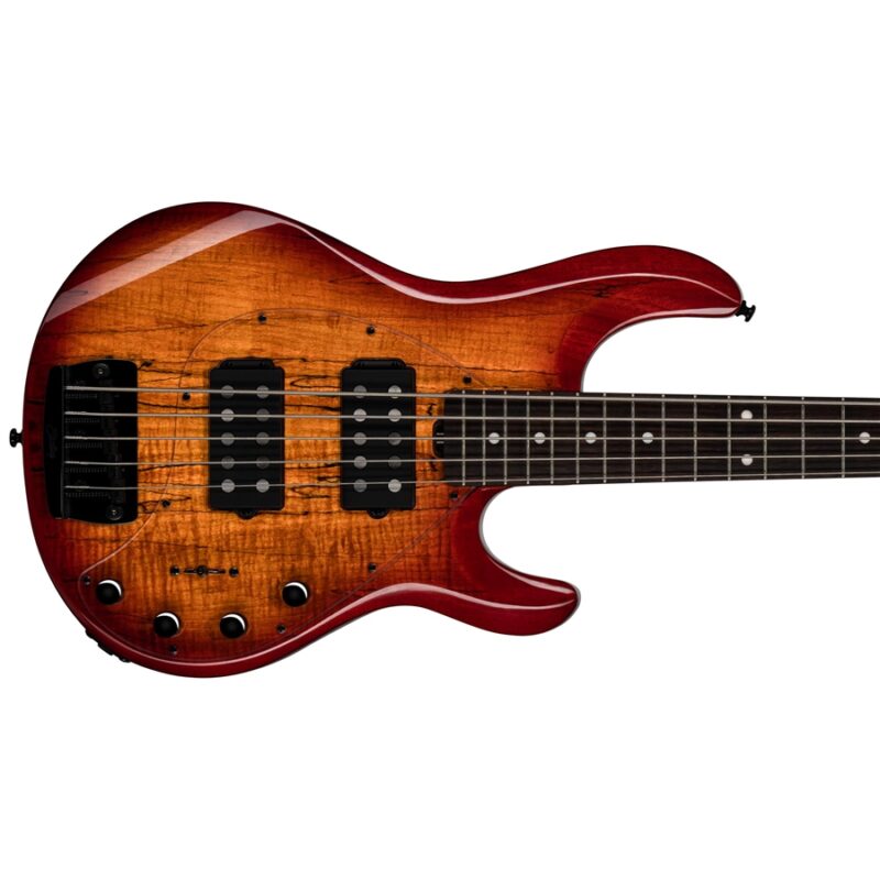 Sterling by Music Man RAY35HH Spalted Maple Blood Orange Burst
