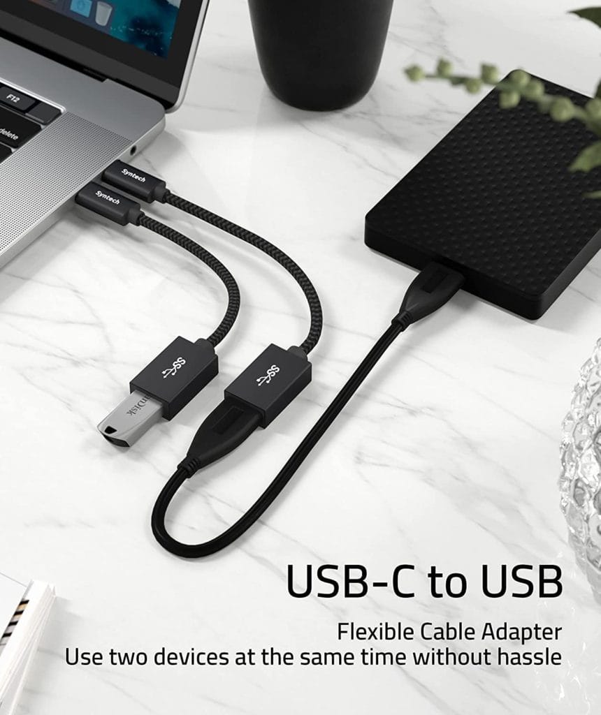SYNTECH Cavo Adattatore USB C a USB (2 pz) - immagine 2