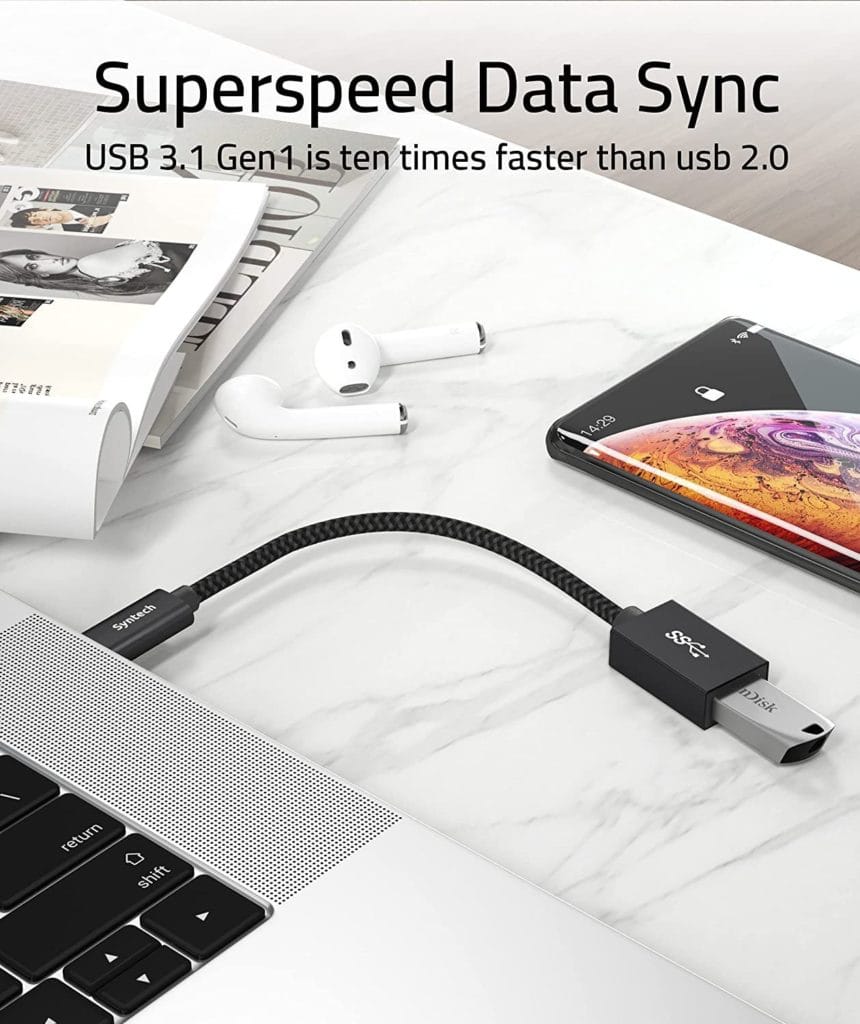 SYNTECH Cavo Adattatore USB C a USB (2 pz) - immagine 3
