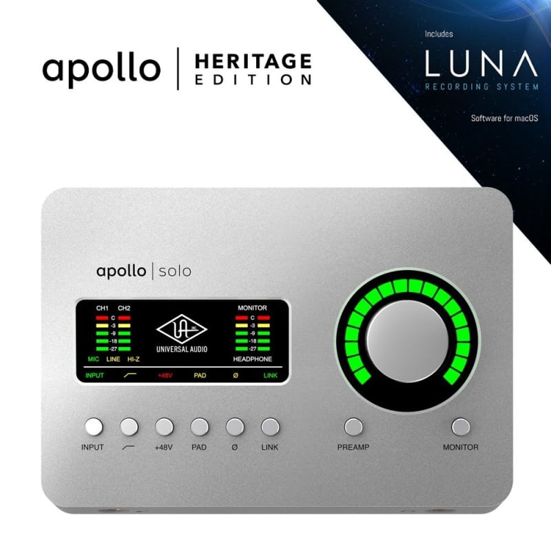 UNIVERSAL AUDIO Apollo Solo | Heritage Edition