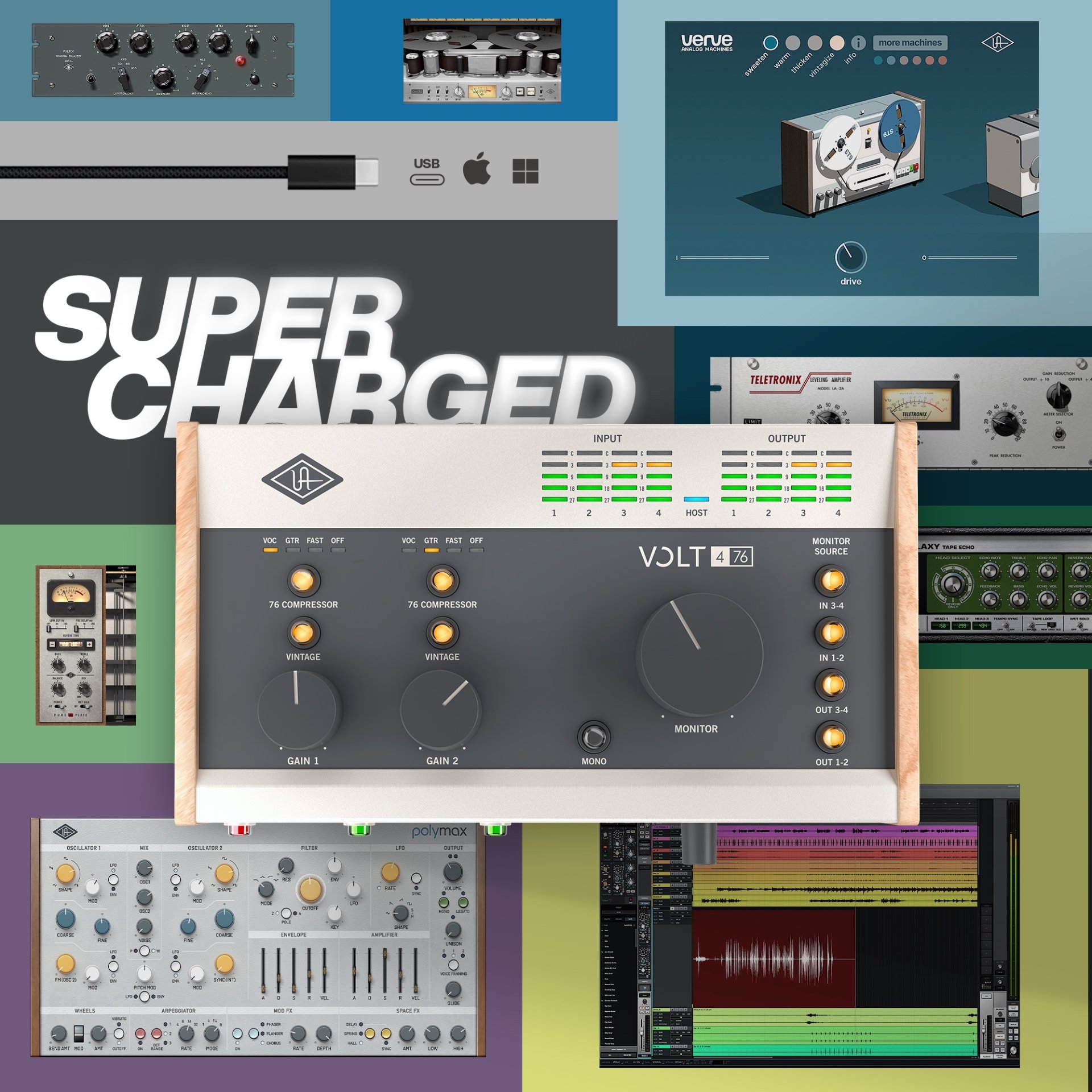 UNIVERSAL AUDIO VOLT 476 USB Audio Interface