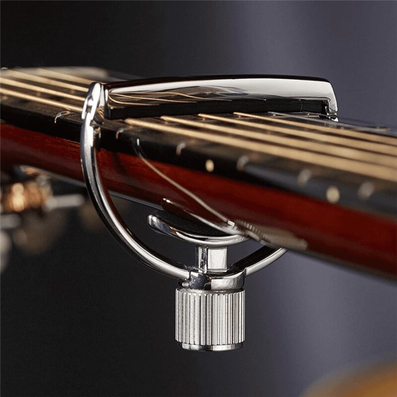 G7TH Heritage Style 3 Wide Silver Capo