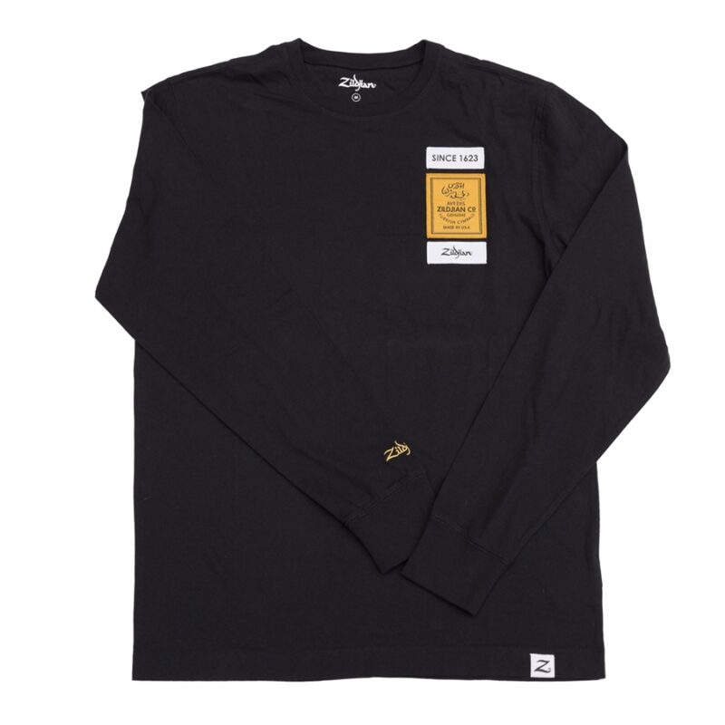 Zildjian ZALS0014 LONG SLEEVE BLACK TEE XL
