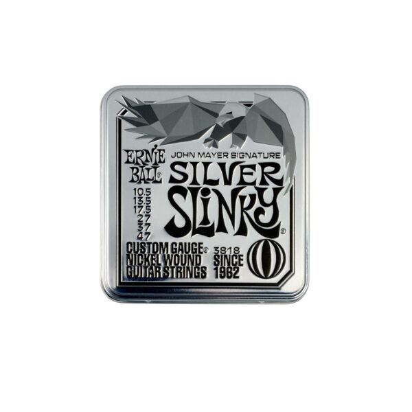 Ernie Ball 3818 John Mayer Silver Slinky 10.5-47 3 Pk