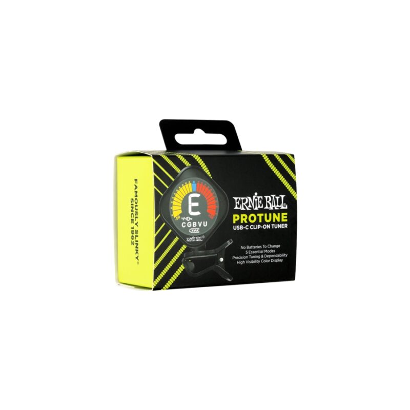 Ernie Ball 9627 Protune USB-C Clip-on Tuner