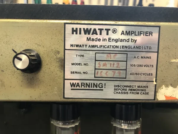 Hiwatt sa 112 anno 1980 - immagine 2