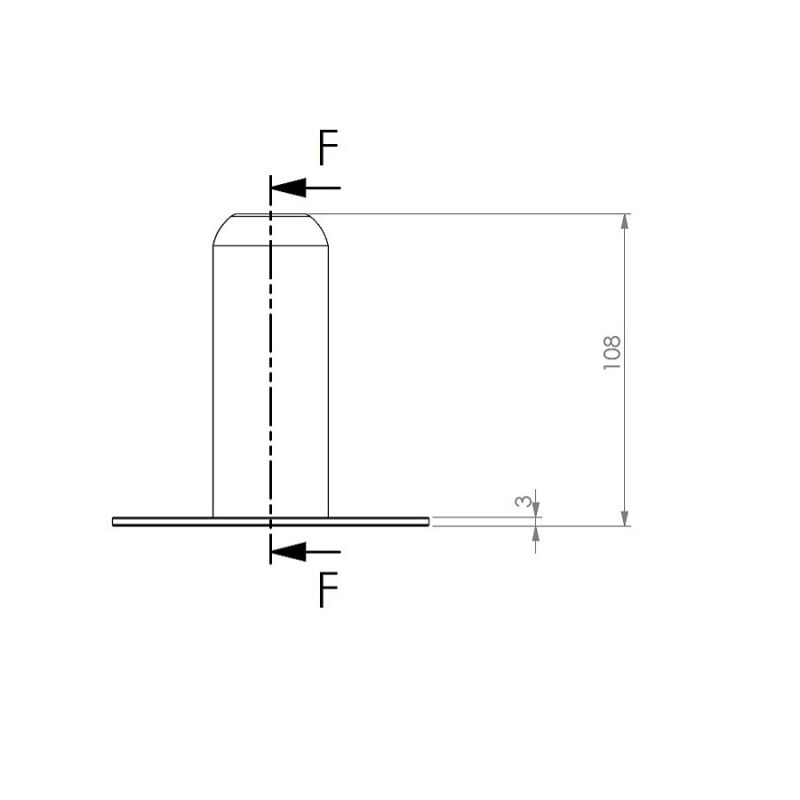 Quik Lok SC/107 Flangia Alta per Speaker