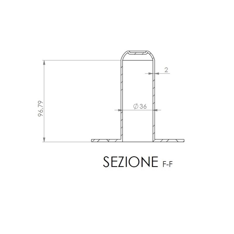 Quik Lok SC/107 Flangia Alta per Speaker