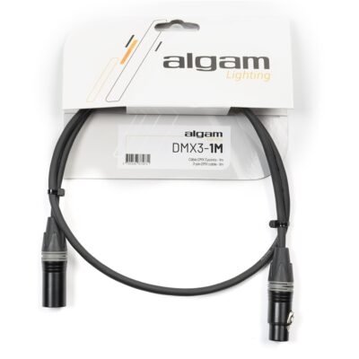 Algam Lighting DMX3-1M Cavo DMX 3 Poli 1mt