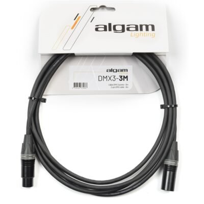 Algam Lighting DMX3-3M Cavo DMX 3 Poli 3 mt