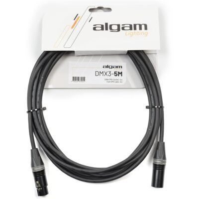 Algam Lighting DMX3-5M Cavo DMX 3 Poli 5 mt