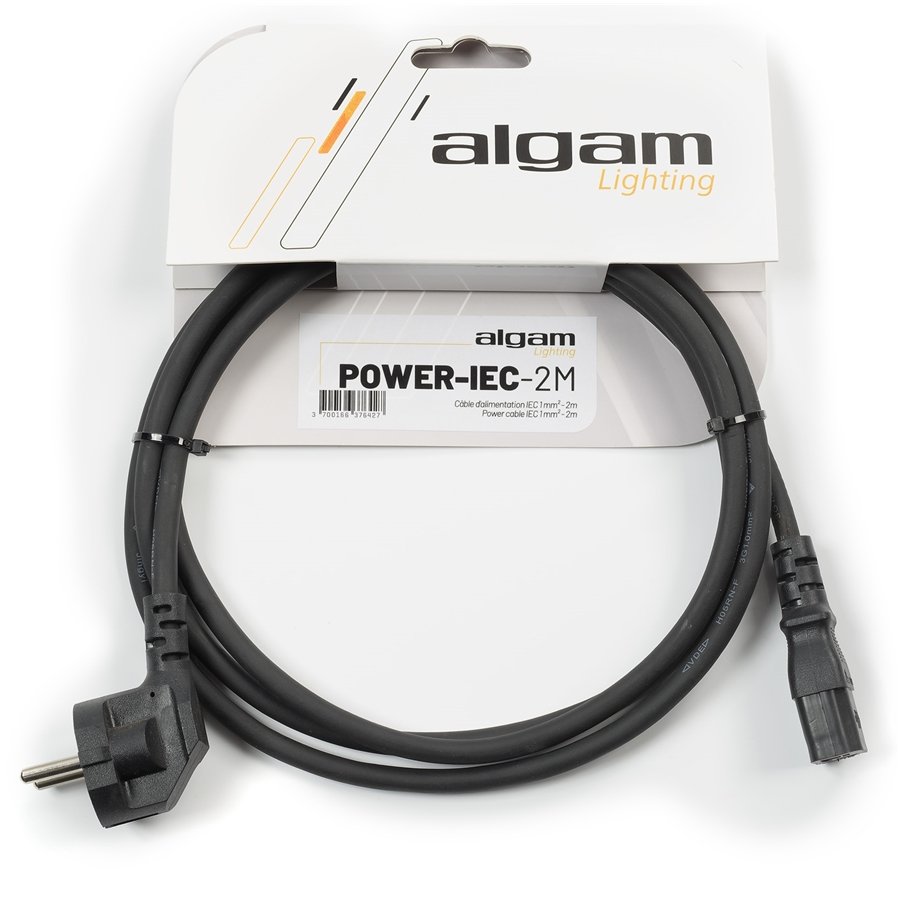 Algam Lighting POWER-IEC-2M Cavo Alimentazione CE/VDE