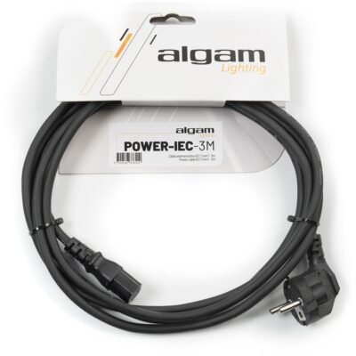 Algam Lighting POWER-IEC-3M Cavo Alimentazione CE/VDE