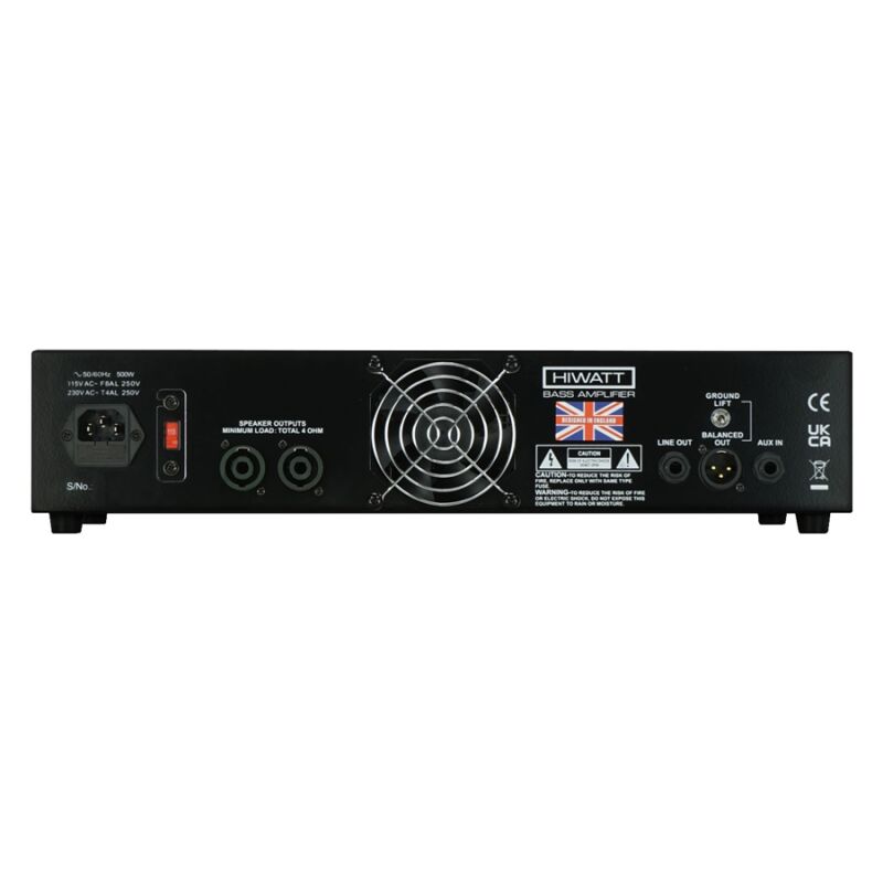 Hiwatt Bulldog 440 Studio testata per basso 440 W versione studio